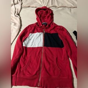 tommy hilfiger zip up hoodie